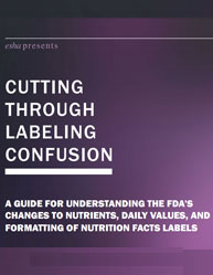Cutting through Labeling Confusion: A Guide For Understanding The Fda's Changes To Nutrients, Daily Values, And Formatting Of Nutrition Facts Labels