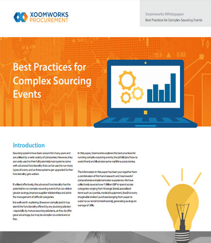 Best Practices for Complex Sourcing Events