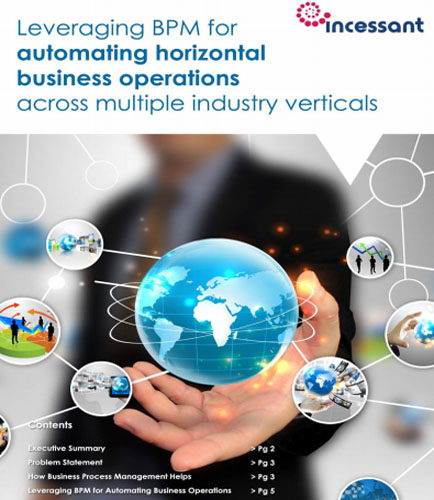 Leveraging BPM for Automating Horizontal Business Operations across Multiple Industry Verticals