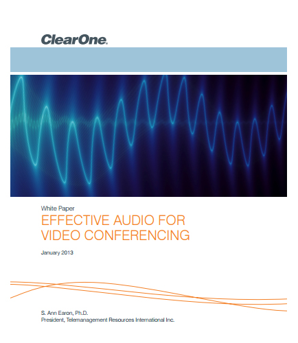 Effective Audio For Video Conferencing