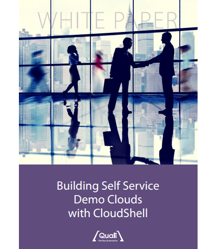 Building Self Service Demo Clouds with CloudShell