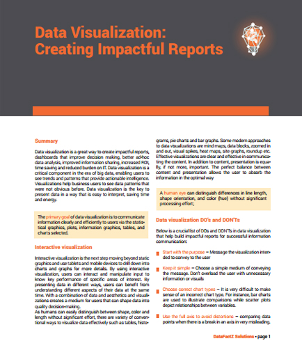 Data Visualization: Creating Impactful Reports