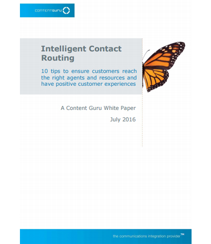 Intelligent Contact Routing