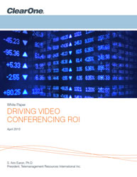 Driving video conferencing ROI