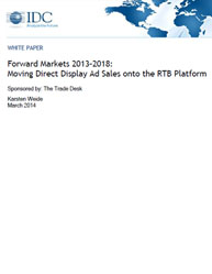 Forward Markets 2013-2018:Moving Direct Display Ad Sales on to the RTB Platform