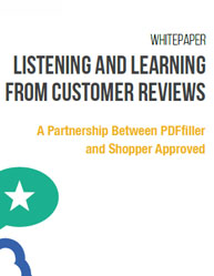 Listening and Learning from Customer Reviews