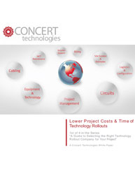Lower Project Costs & Time of Technology Rollouts