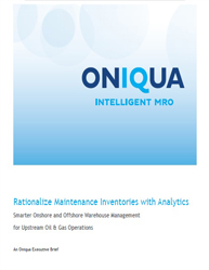 Rationalize Maintenance Inventories with Analytics: Smarter Onshore and Offshore Warehouse Management for Upstream Oil & Gas Operations