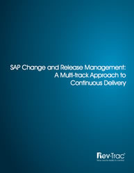 SAP Change and Release Management: A Multi-track Approach to Continuous Delivery
