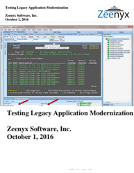 Testing Legacy Application Modernization